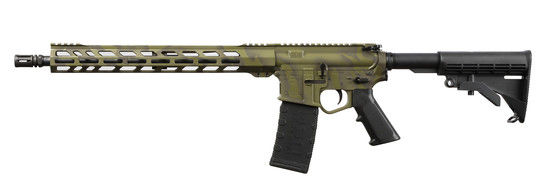Wise Arms WA-15B 16" 5.56 NATO AR-15 Rifle has a 15in M-LOK rail